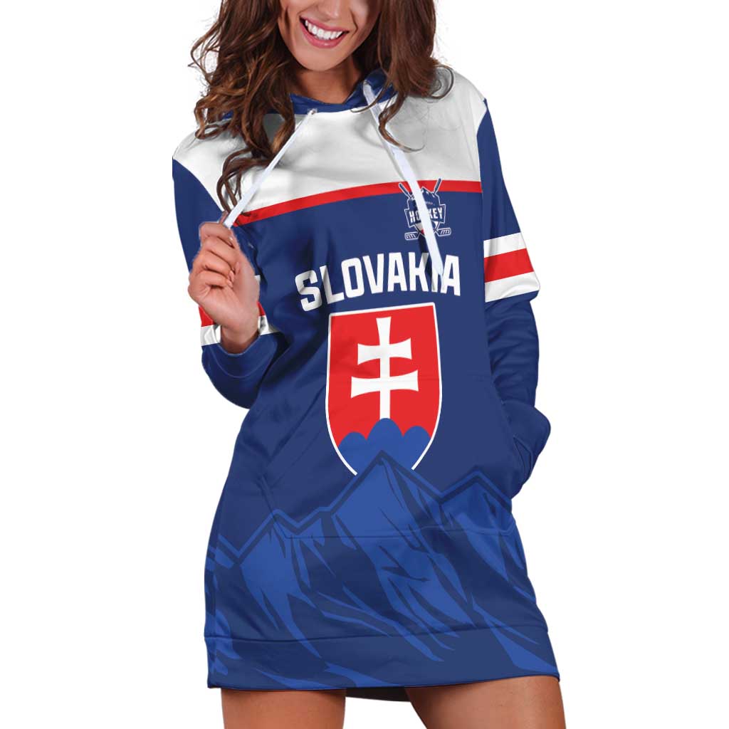Slovakia Hockey Custom Hoodie Dress Tatra Mountain Pride 2026