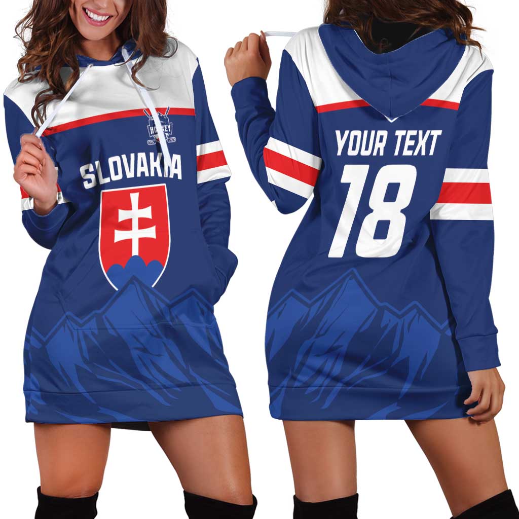 Slovakia Hockey Custom Hoodie Dress Tatra Mountain Pride 2026