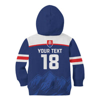 Slovakia Hockey Custom Kid Hoodie Tatra Mountain Pride 2026