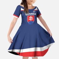 Slovakia Hockey Custom Kid Short Sleeve Dress Tatra Mountain Pride 2026