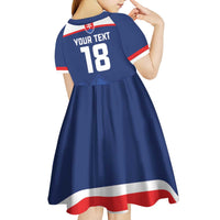 Slovakia Hockey Custom Kid Short Sleeve Dress Tatra Mountain Pride 2026