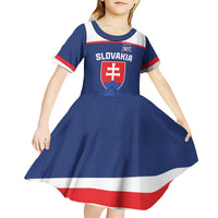 Slovakia Hockey Custom Kid Short Sleeve Dress Tatra Mountain Pride 2026