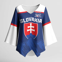 Slovakia Hockey Custom Kimono Sleeve Blouse Tatra Mountain Pride 2026