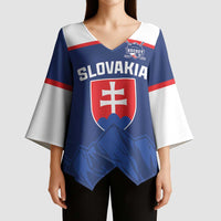 Slovakia Hockey Custom Kimono Sleeve Blouse Tatra Mountain Pride 2026