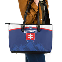 Slovakia Hockey Leather Tote Bag Tatra Mountain Pride 2026