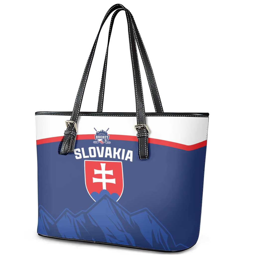 Slovakia Hockey Leather Tote Bag Tatra Mountain Pride 2026