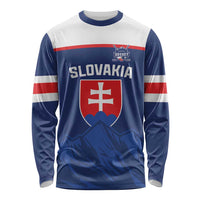 Slovakia Hockey Custom Long Sleeve Shirt Tatra Mountain Pride 2026