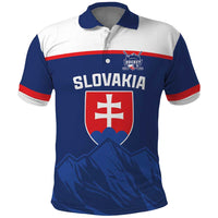 Slovakia Hockey Custom Polo Shirt Tatra Mountain Pride 2026