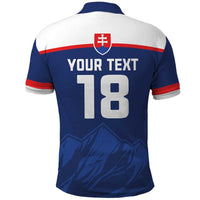 Slovakia Hockey Custom Polo Shirt Tatra Mountain Pride 2026
