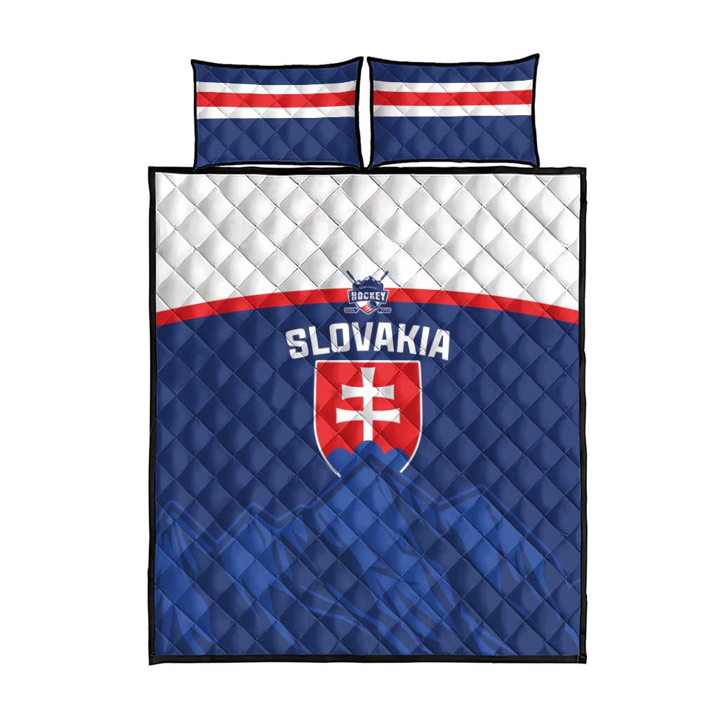 Slovakia Hockey Quilt Bed Set Tatra Mountain Pride 2026