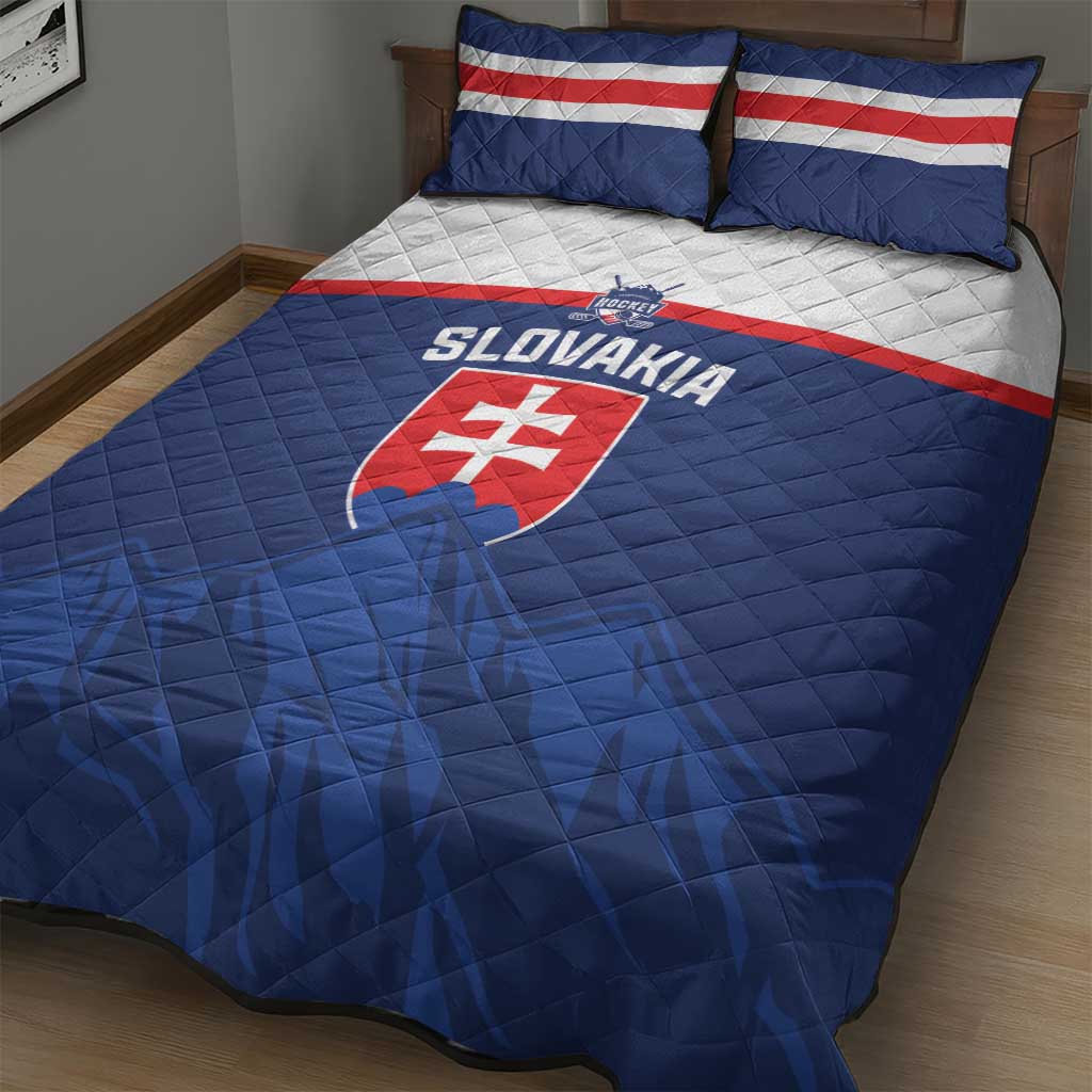 Slovakia Hockey Quilt Bed Set Tatra Mountain Pride 2026