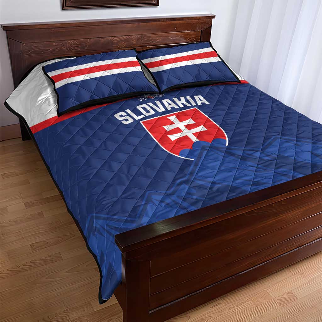 Slovakia Hockey Quilt Bed Set Tatra Mountain Pride 2026