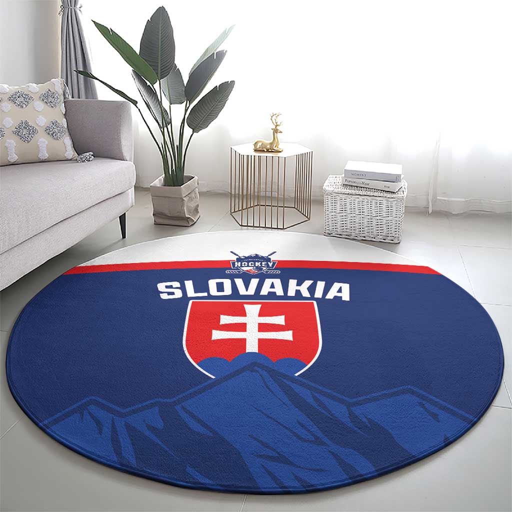 Slovakia Hockey Round Carpet Tatra Mountain Pride 2026