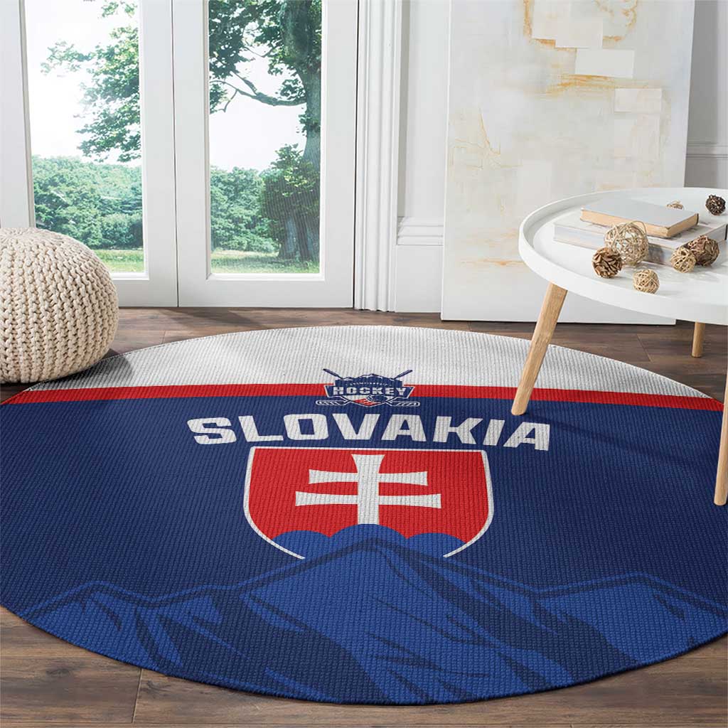 Slovakia Hockey Round Carpet Tatra Mountain Pride 2026