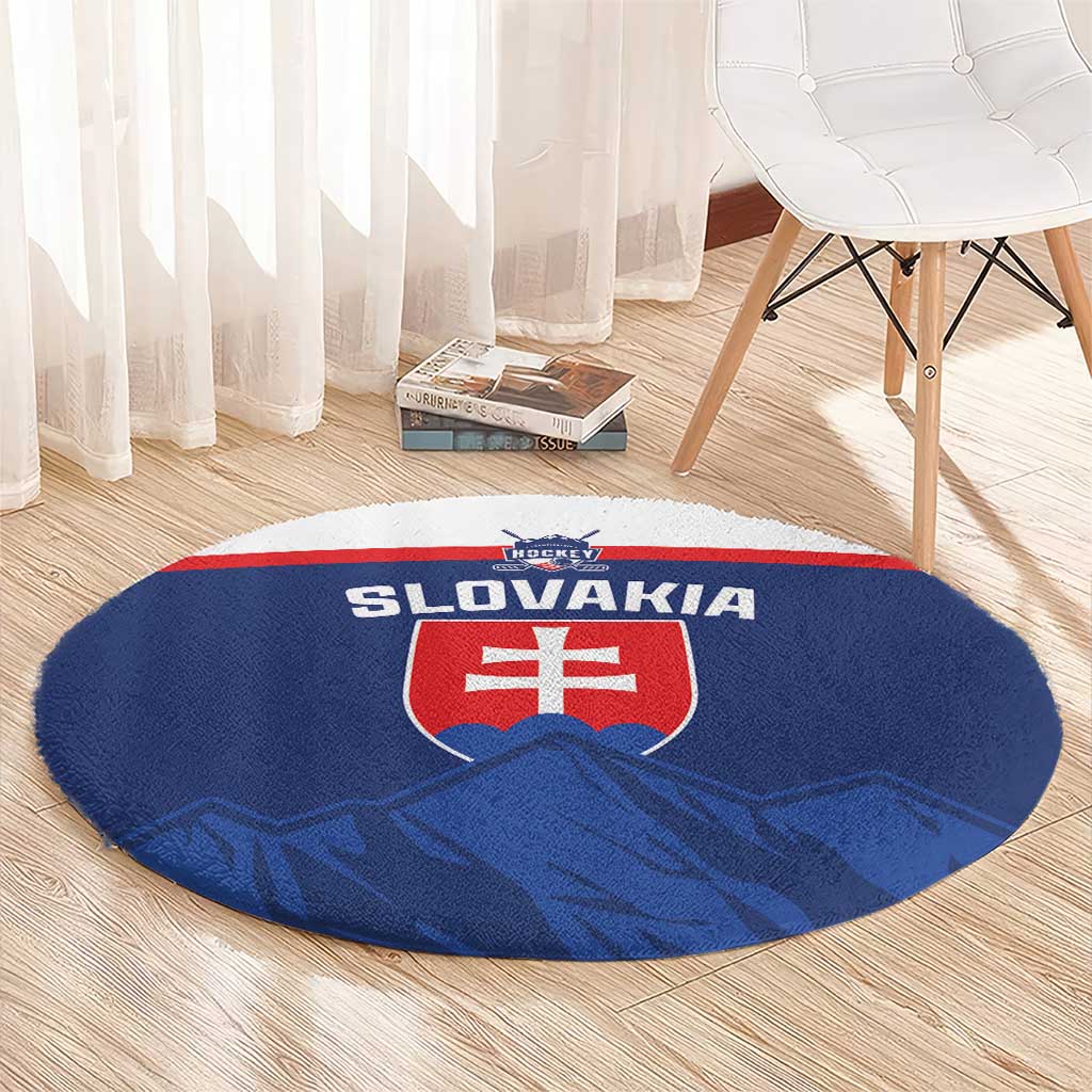 Slovakia Hockey Round Carpet Tatra Mountain Pride 2026