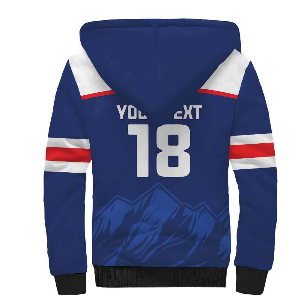 Slovakia Hockey Custom Sherpa Hoodie Tatra Mountain Pride 2026