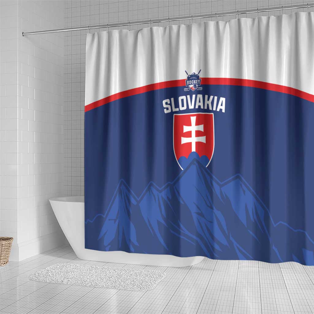 Slovakia Hockey Shower Curtain Tatra Mountain Pride 2026