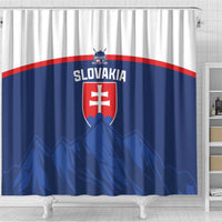 Slovakia Hockey Shower Curtain Tatra Mountain Pride 2026