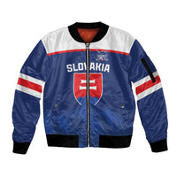 Slovakia Hockey Custom Sleeve Zip Bomber Jacket Tatra Mountain Pride 2026
