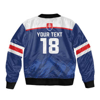 Slovakia Hockey Custom Sleeve Zip Bomber Jacket Tatra Mountain Pride 2026