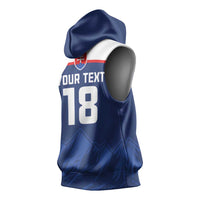 Slovakia Hockey Custom Sleeveless Hoodie Tatra Mountain Pride 2026