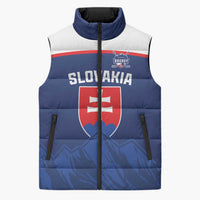 Slovakia Hockey Custom Sleeveless Puffer Jacket Tatra Mountain Pride 2026