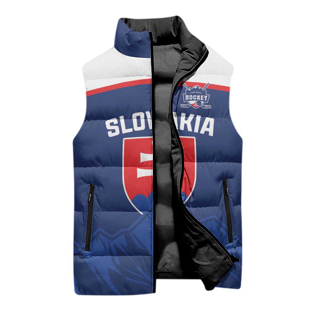 Slovakia Hockey Custom Sleeveless Puffer Jacket Tatra Mountain Pride 2026