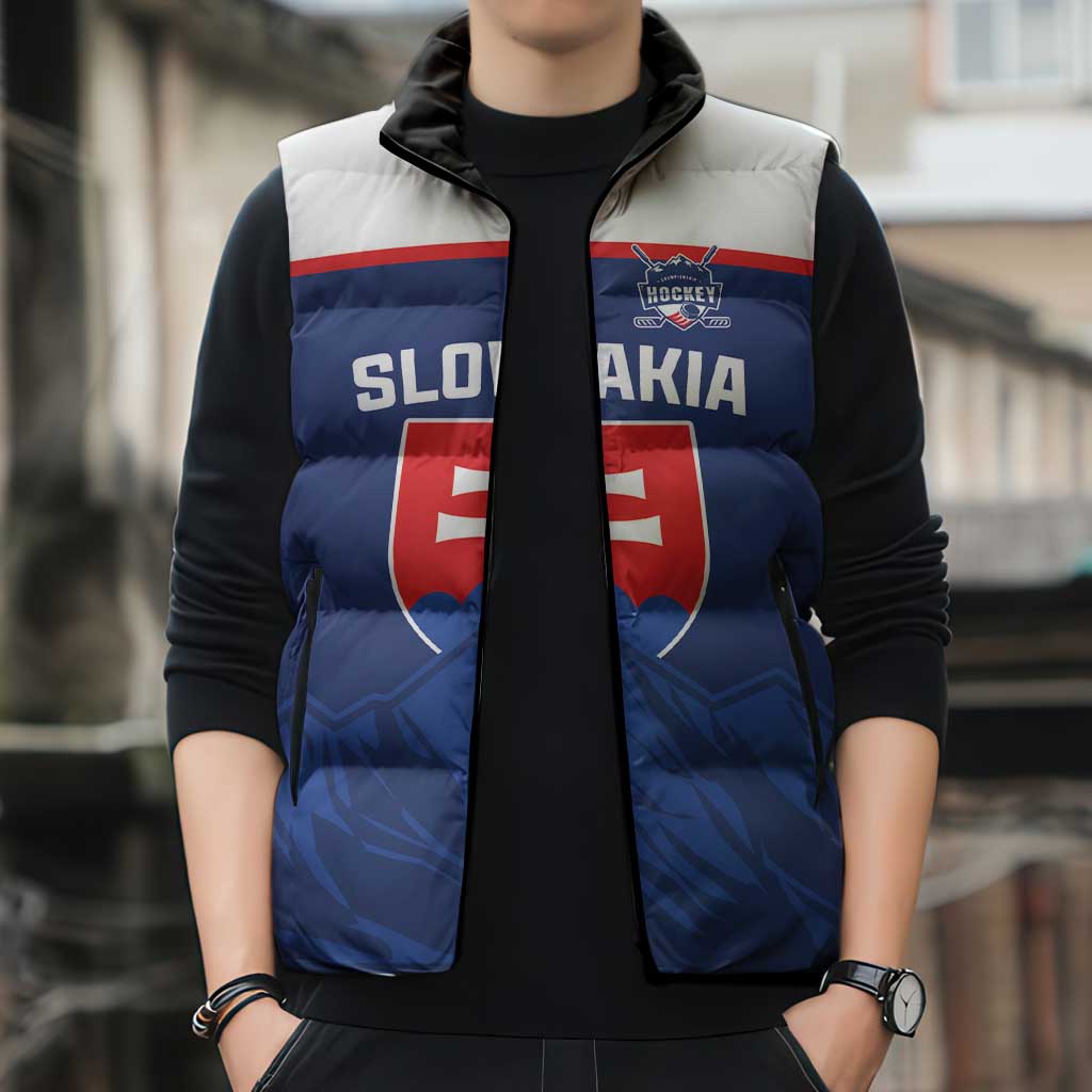 Slovakia Hockey Custom Sleeveless Puffer Jacket Tatra Mountain Pride 2026