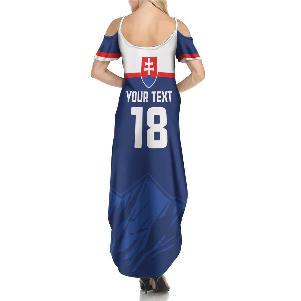 Slovakia Hockey Custom Summer Maxi Dress Tatra Mountain Pride 2026