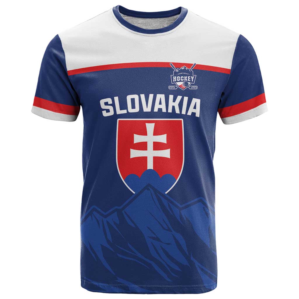 Slovakia Hockey Custom T Shirt Tatra Mountain Pride 2026