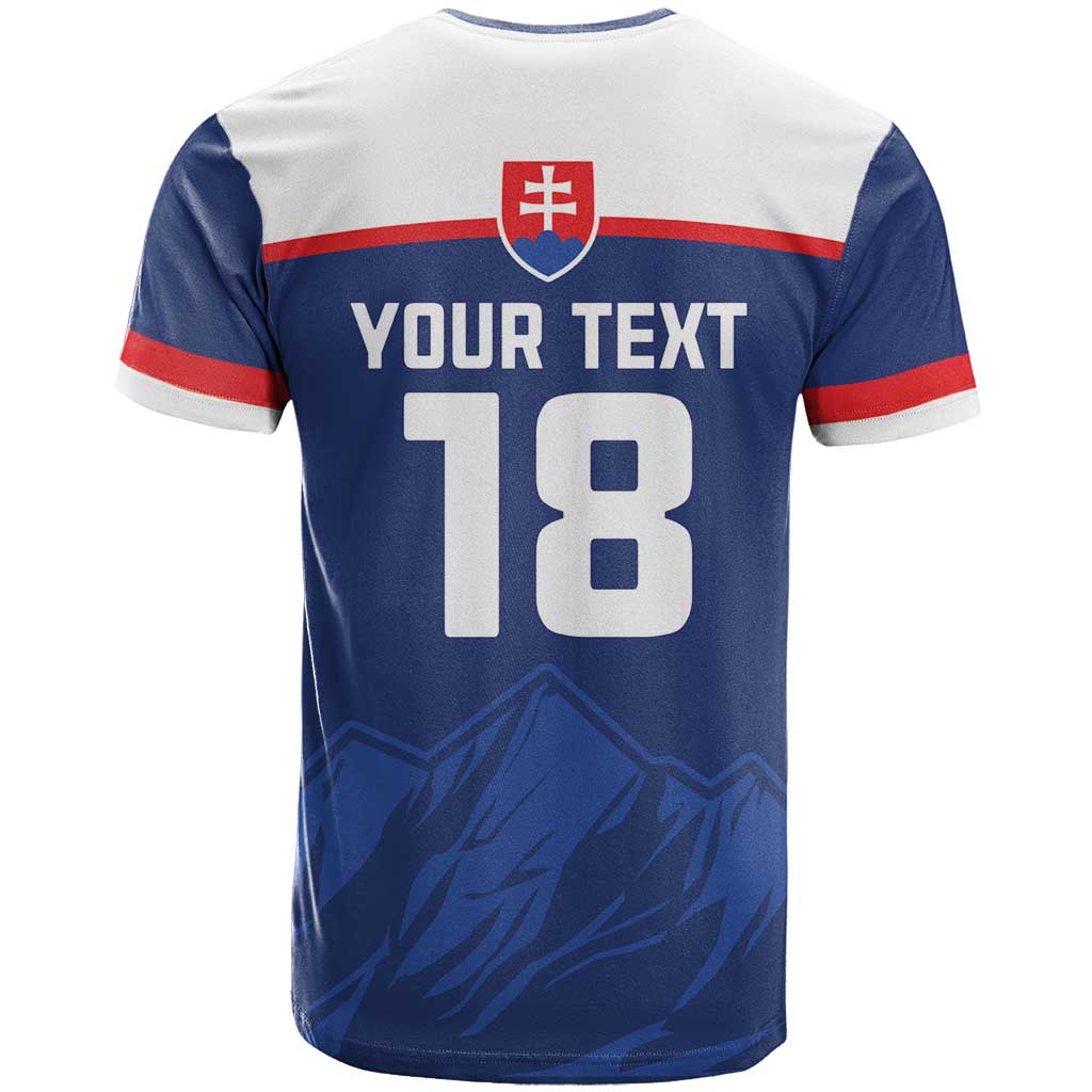Slovakia Hockey Custom T Shirt Tatra Mountain Pride 2026