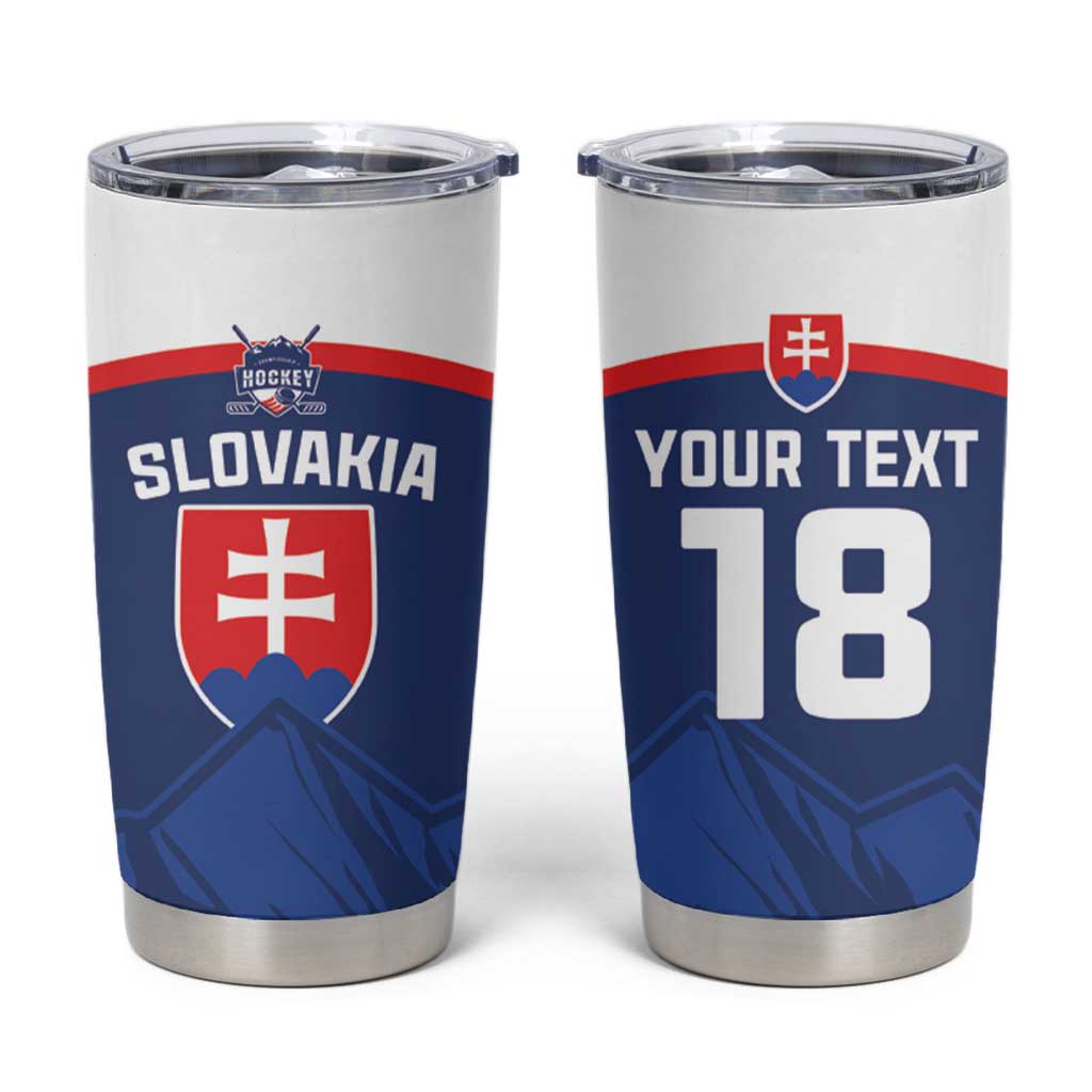 Slovakia Hockey Custom Tumbler Cup Tatra Mountain Pride 2026