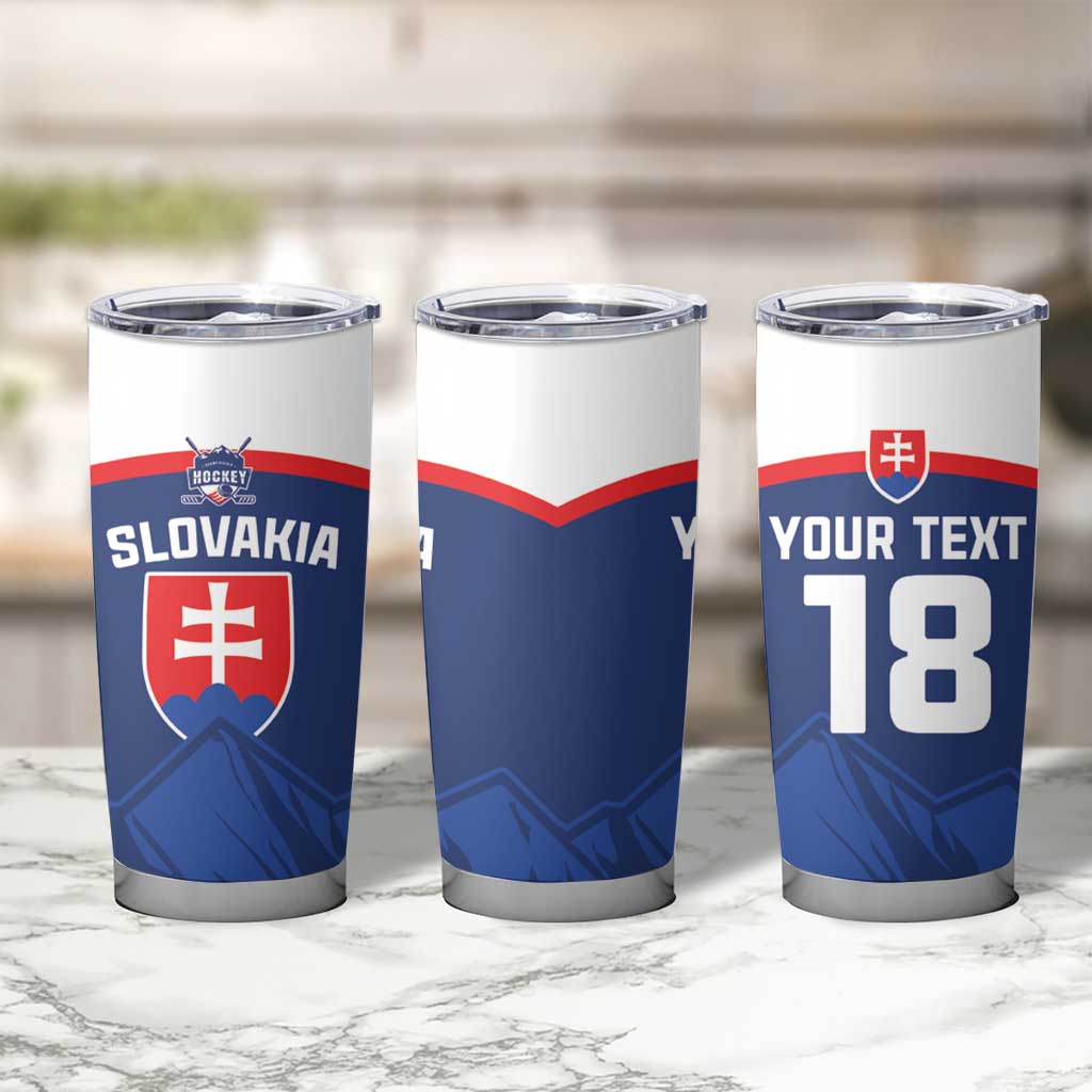 Slovakia Hockey Custom Tumbler Cup Tatra Mountain Pride 2026