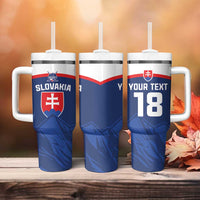 Slovakia Hockey Custom Tumbler With Handle Tatra Mountain Pride 2026