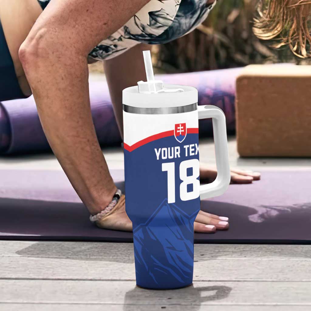 Slovakia Hockey Custom Tumbler With Handle Tatra Mountain Pride 2026