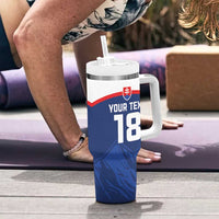 Slovakia Hockey Custom Tumbler With Handle Tatra Mountain Pride 2026