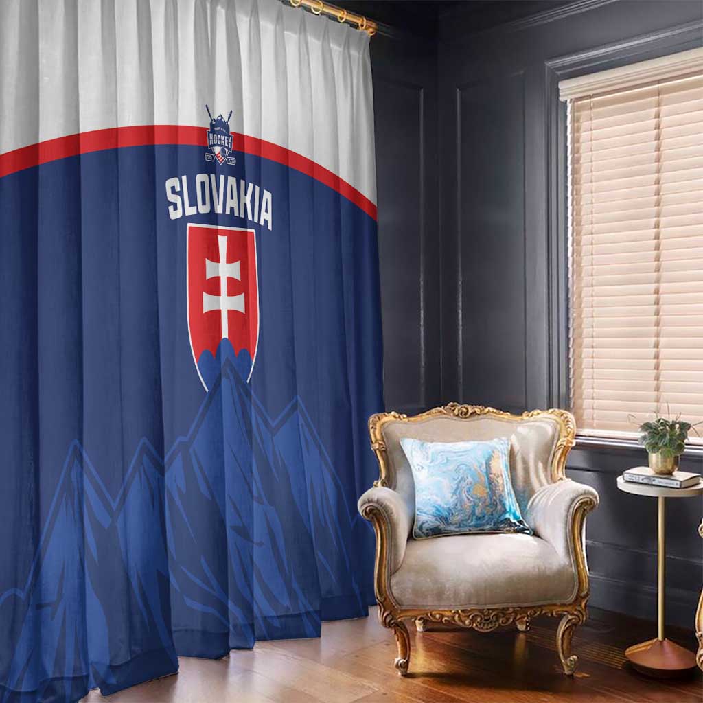 Slovakia Hockey Window Curtain Tatra Mountain Pride 2026