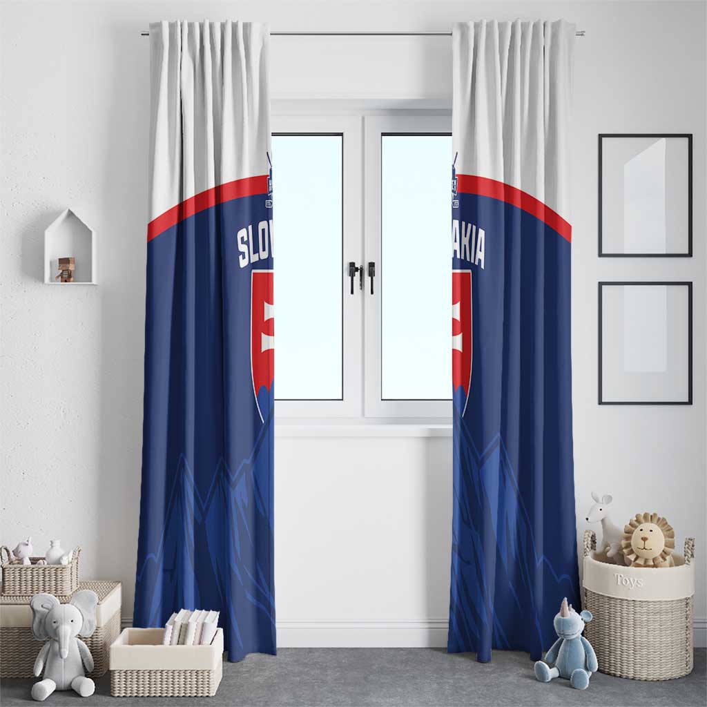 Slovakia Hockey Window Curtain Tatra Mountain Pride 2026