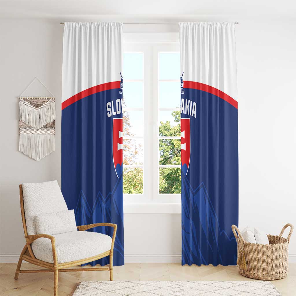 Slovakia Hockey Window Curtain Tatra Mountain Pride 2026