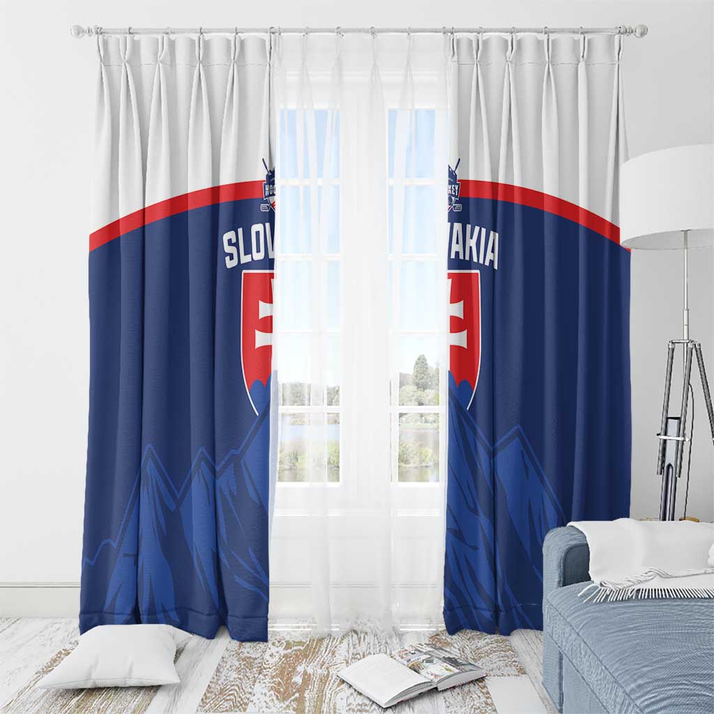 Slovakia Hockey Window Curtain Tatra Mountain Pride 2026