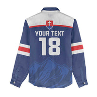 Slovakia Hockey Custom Women Casual Shirt Tatra Mountain Pride 2026