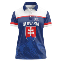 Slovakia Hockey Custom Women Polo Shirt Tatra Mountain Pride 2026