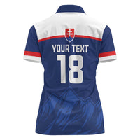 Slovakia Hockey Custom Women Polo Shirt Tatra Mountain Pride 2026