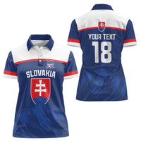 Slovakia Hockey Custom Women Polo Shirt Tatra Mountain Pride 2026