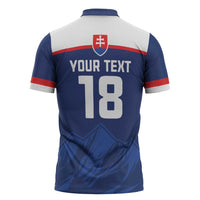 Slovakia Hockey Custom Zipper Polo Shirt Tatra Mountain Pride 2026