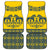 Sweden Daleclarian Horse Car Mats Floral Folk Pattern Yellow Version