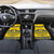 Sweden Daleclarian Horse Car Mats Floral Folk Pattern Yellow Version