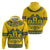 Sweden Daleclarian Horse Hoodie Floral Folk Pattern Yellow Version