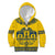 Sweden Daleclarian Horse Kid Hoodie Floral Folk Pattern Yellow Version