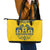 Sweden Daleclarian Horse Leather Tote Bag Floral Folk Pattern Yellow Version